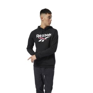 Reebok Classic Vector Kapuzenpullover Herren - Schwarz - DE 753-JMG